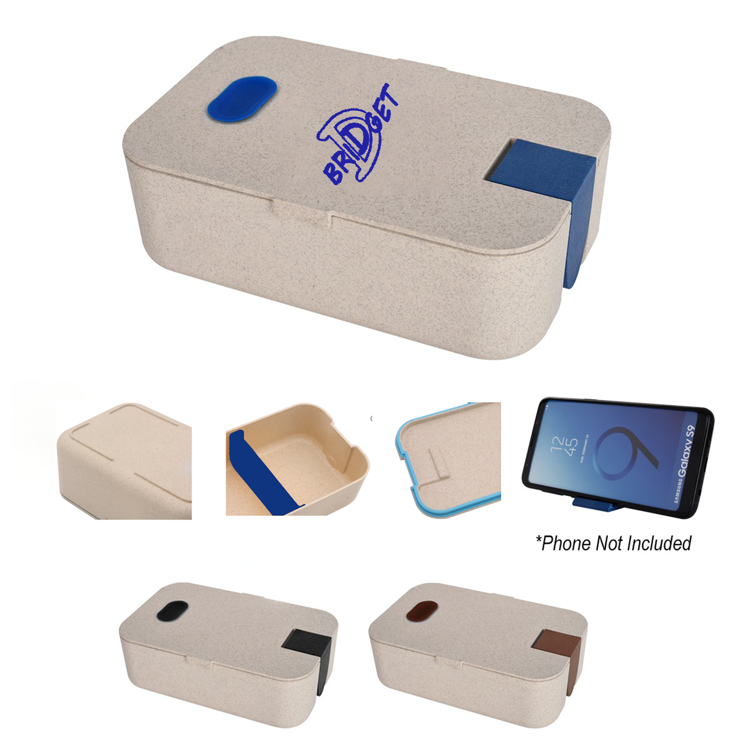 Wheat Phone Holder Lunch Set 1