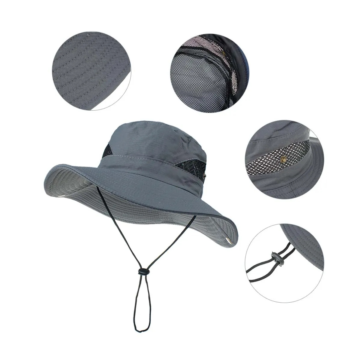 Men's Foldable Fishing Hat Wide Birm 2