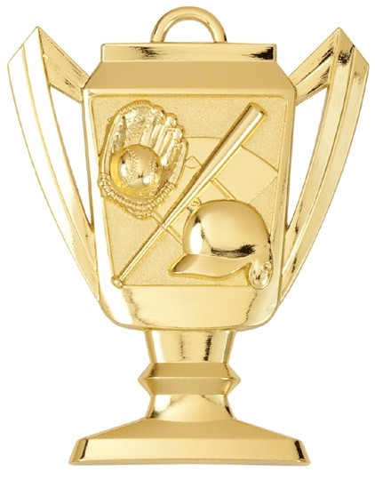 Baseball Trophy Medal, 2 3/4" Tall 1