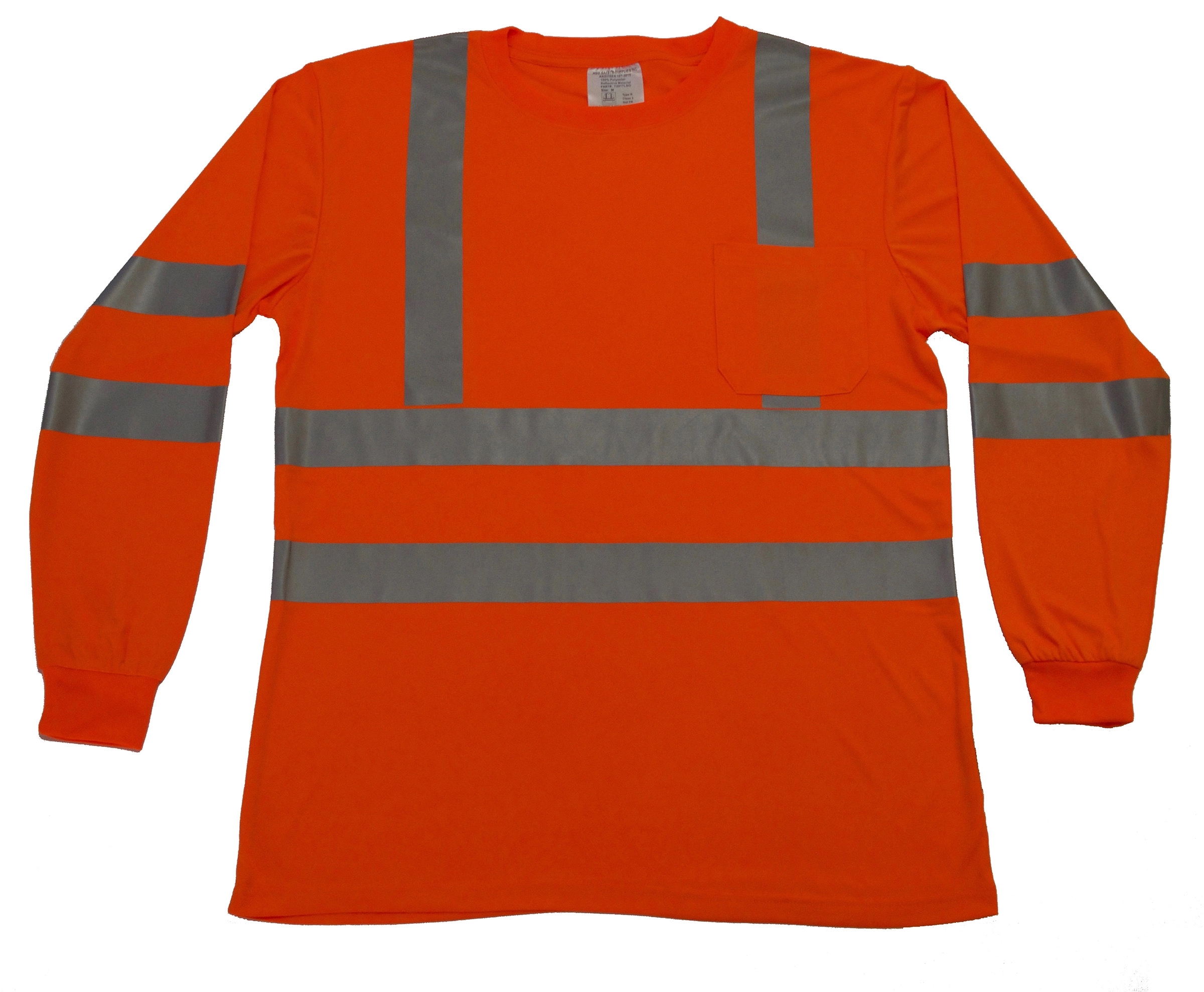 Ansi Class 3 Safety T-Shirt Long Sleeve 9