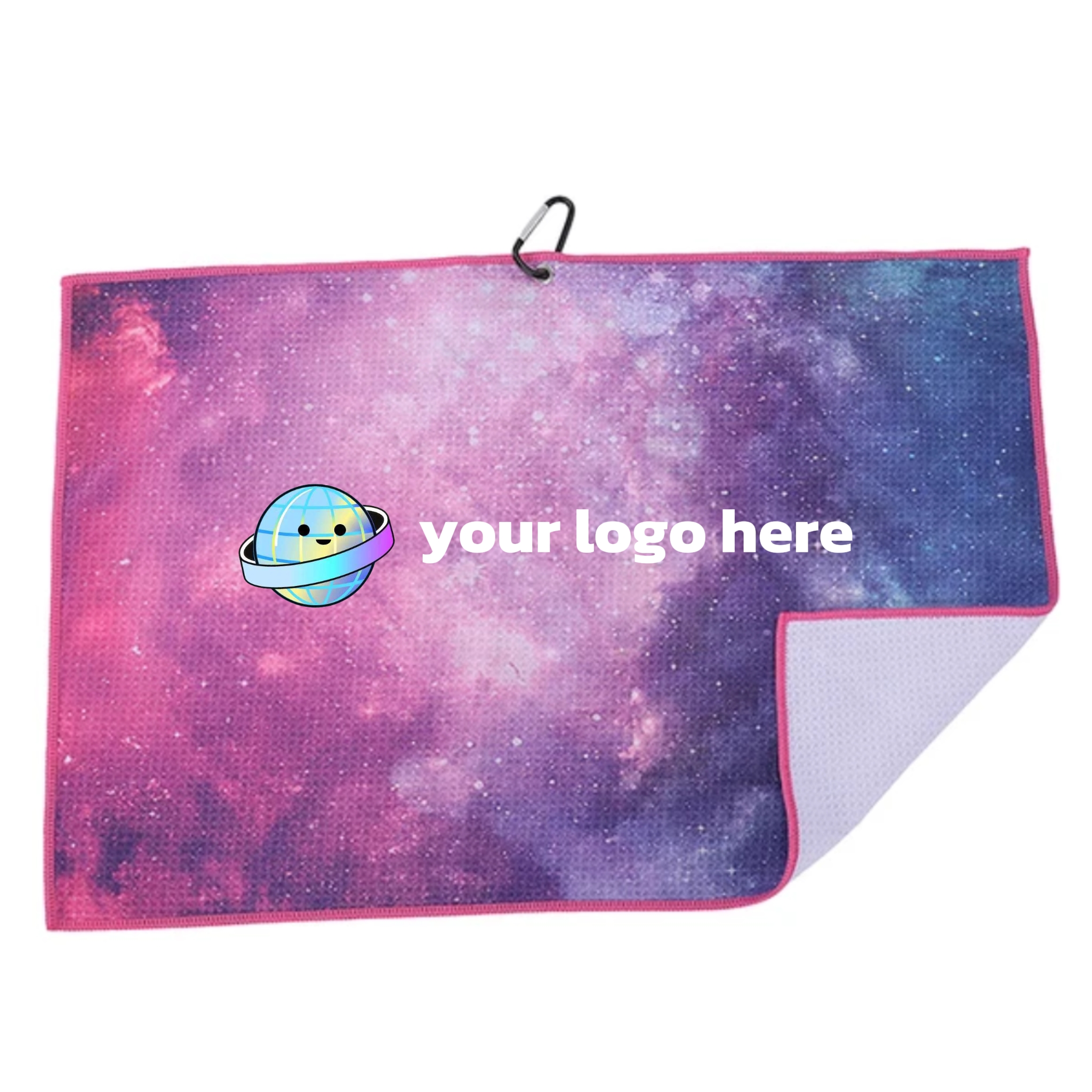 MOQ 10pcs Golf Course Towel with Hook 2