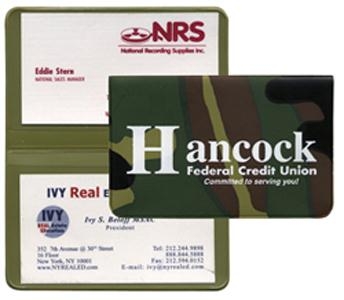Camouflage Fold Over Card Case 1