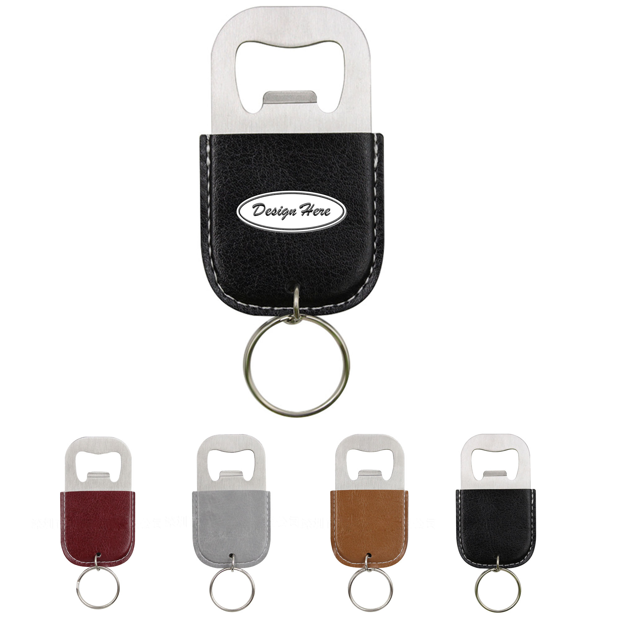PU Leather Keychain Beer Bottle Opener - Perfect Gift for Any Occasion 1