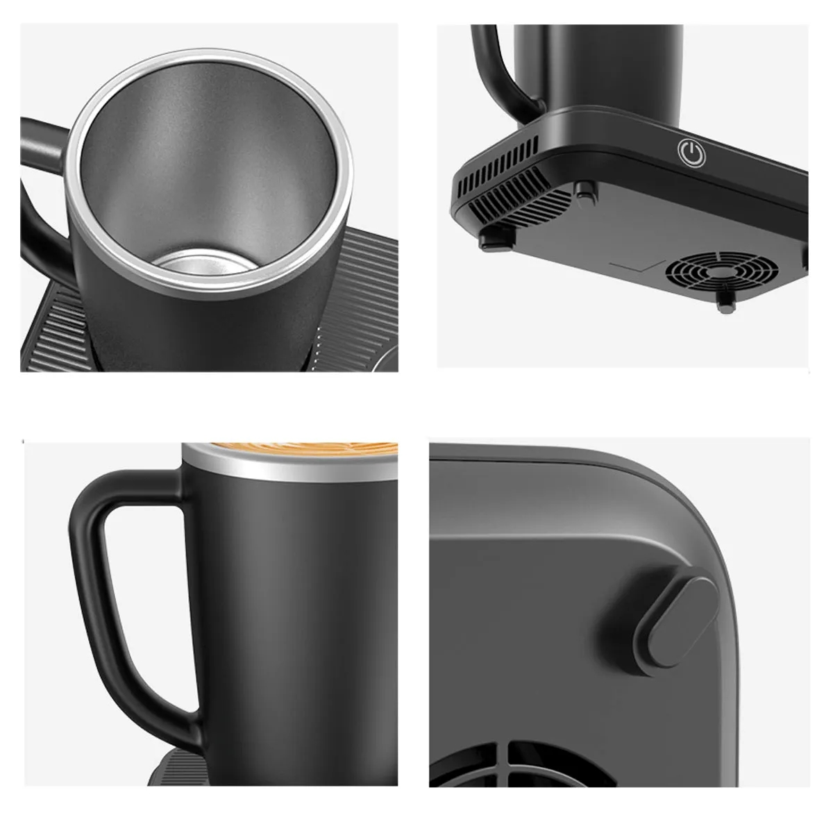 3 in 1 Heating Cooling Coffee Mug Warmer with 15W Wireless C 3