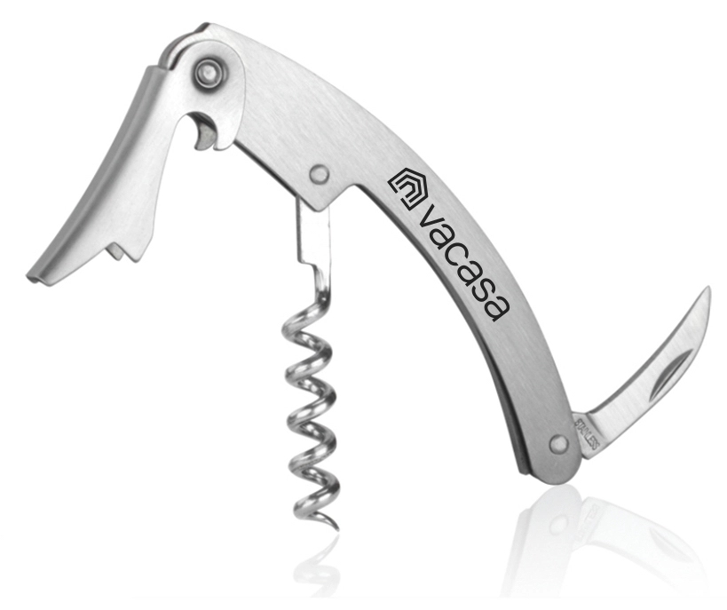 Simple One-Step Fantes Stainless Steel Waiters Corkscrew 5