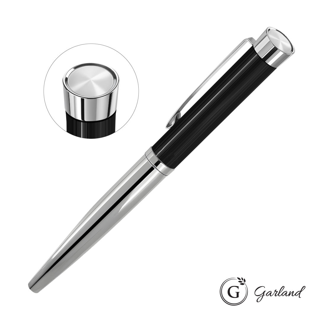 Garland® Executive Cust Emblem Monogram Rollerball Chrome 14