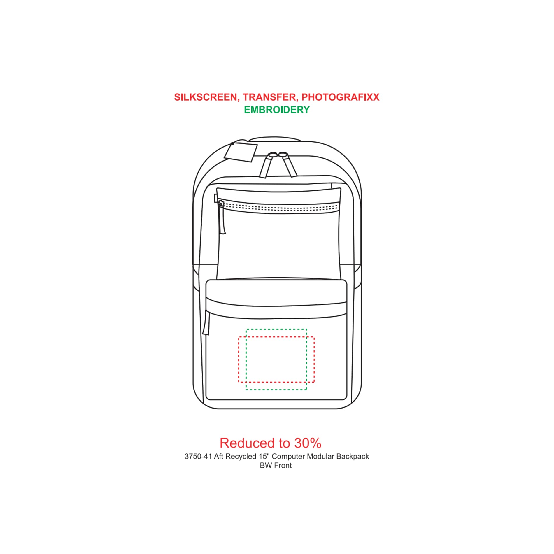 Aft Recycled 15" Computer Modular Backpack 16
