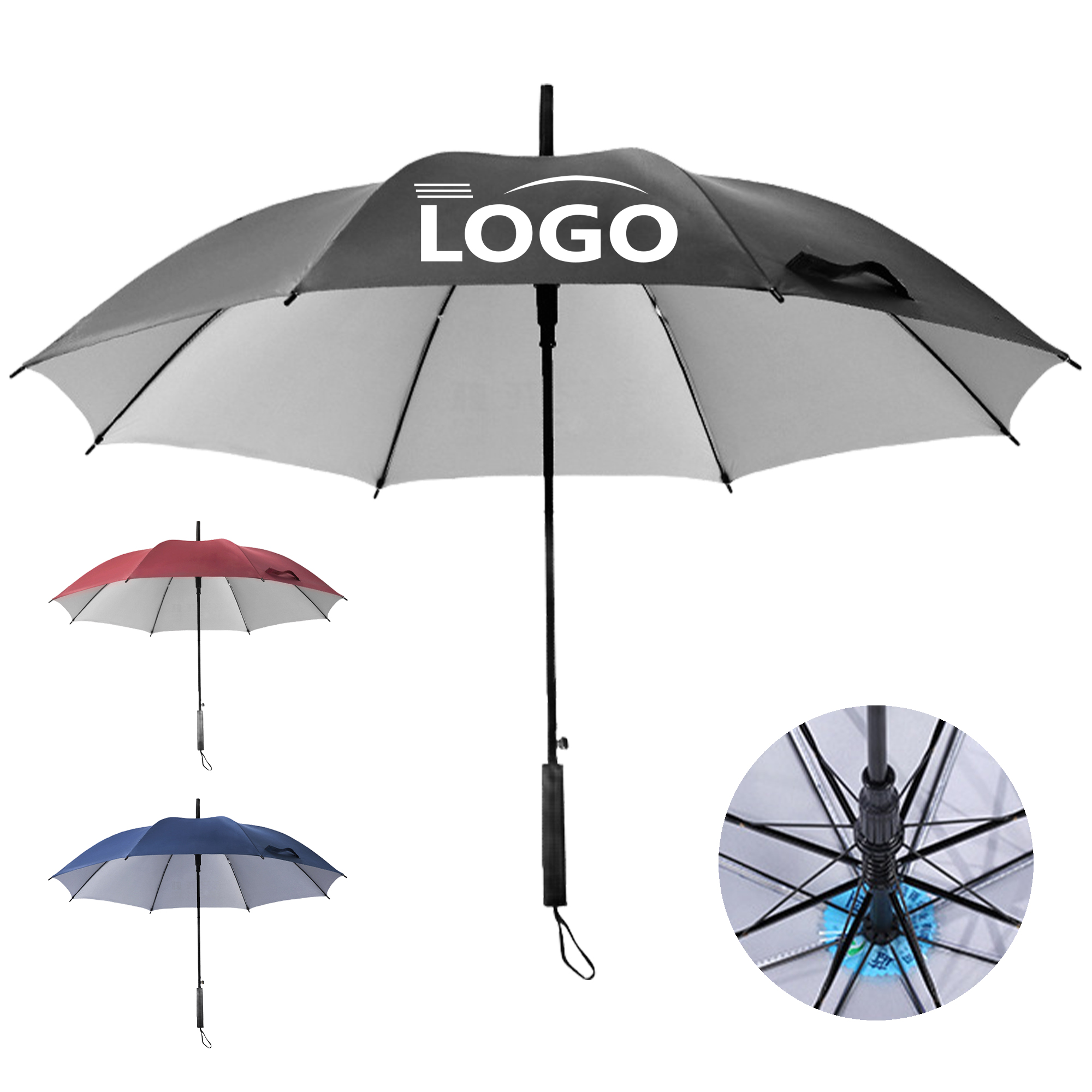 Reinforced Windproof Umbrella For Extreme Weather Protection 2