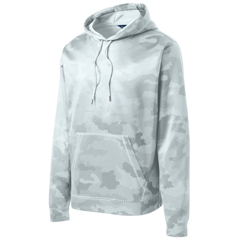 Sport-Tek Sport-Wick CamoHex Fleece Hooded Pullover. 26