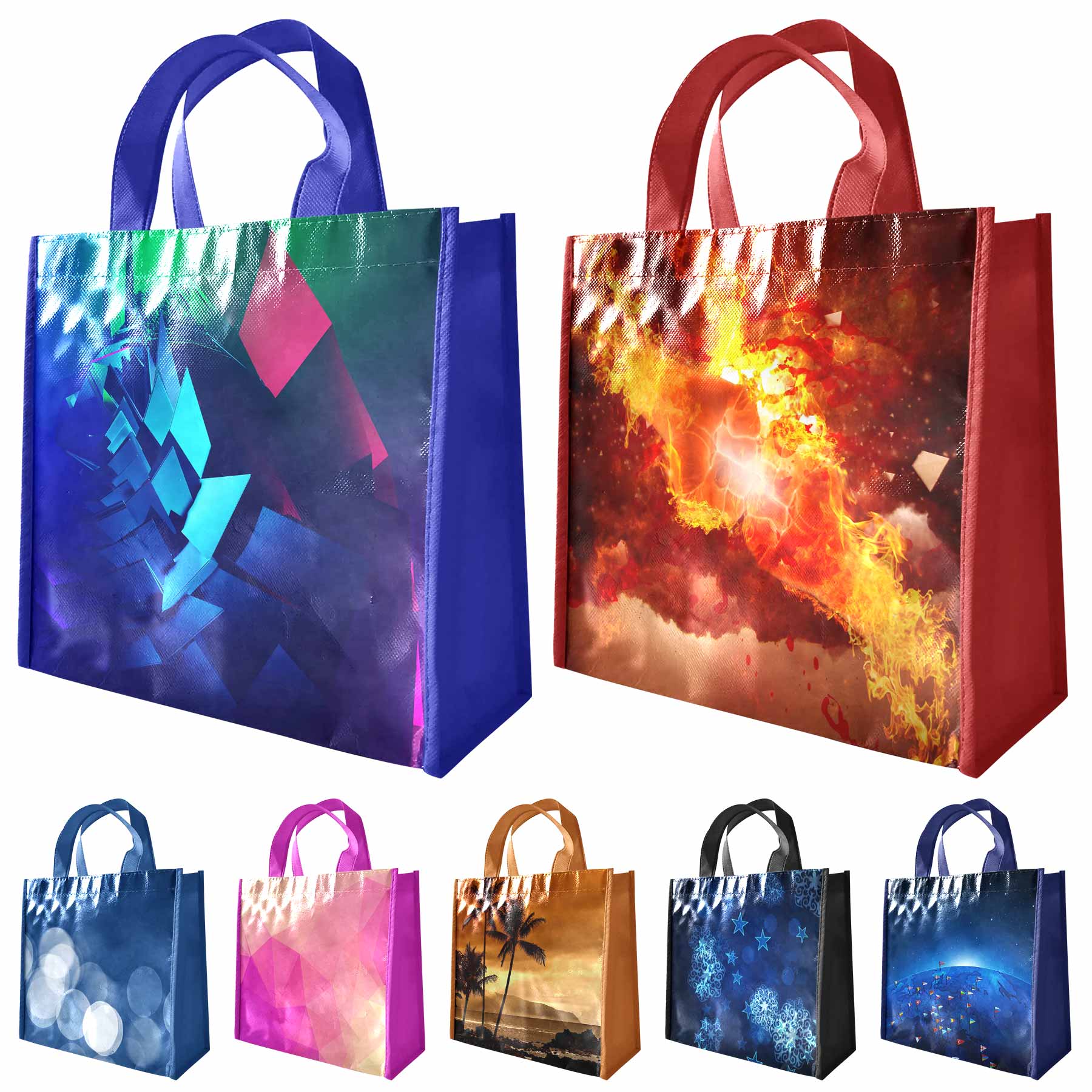RPET Woven Shopper Tote Bags 2