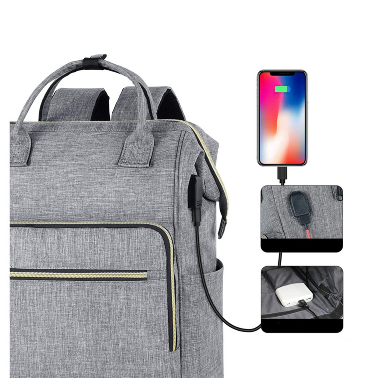 Travel Laptop Backpack With Usb Charging Port 1
