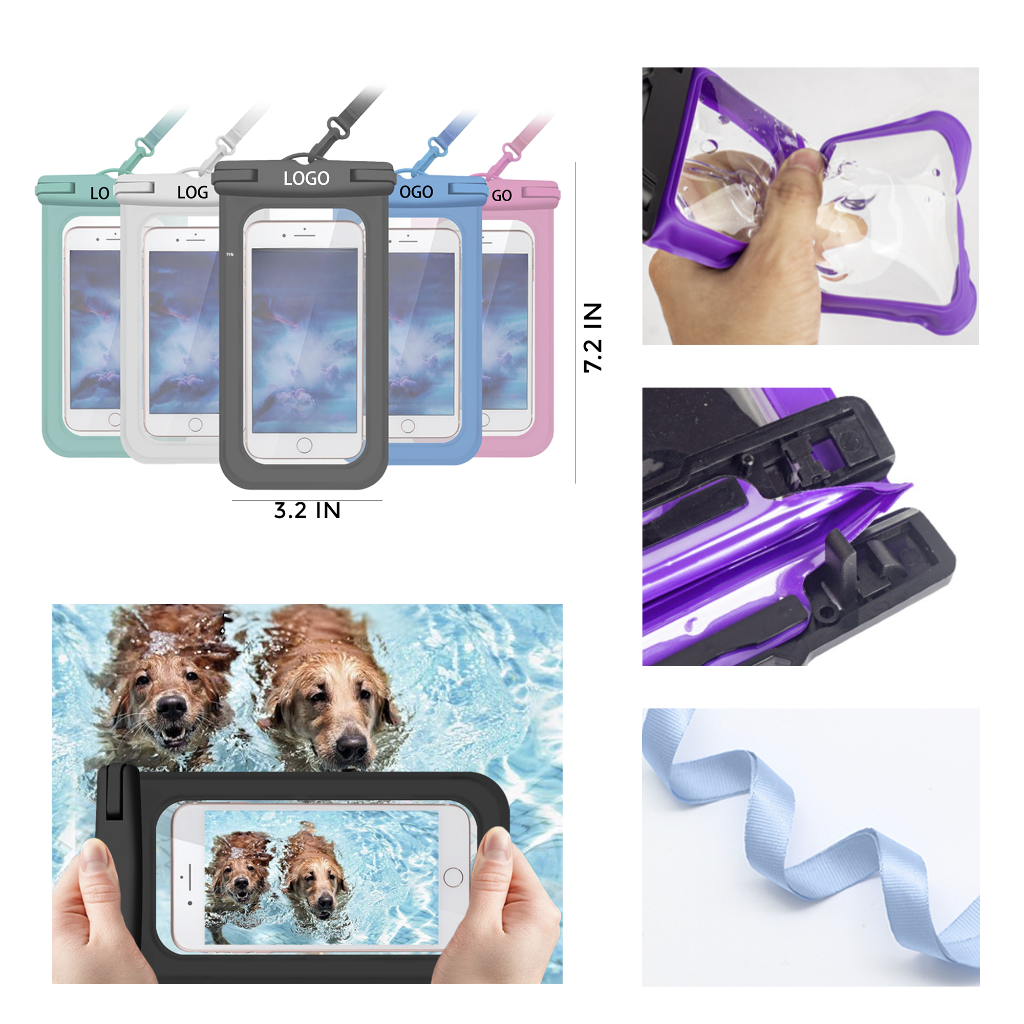MOQ 10 PCS Reliable Mobile Phone Waterproof Bag 2