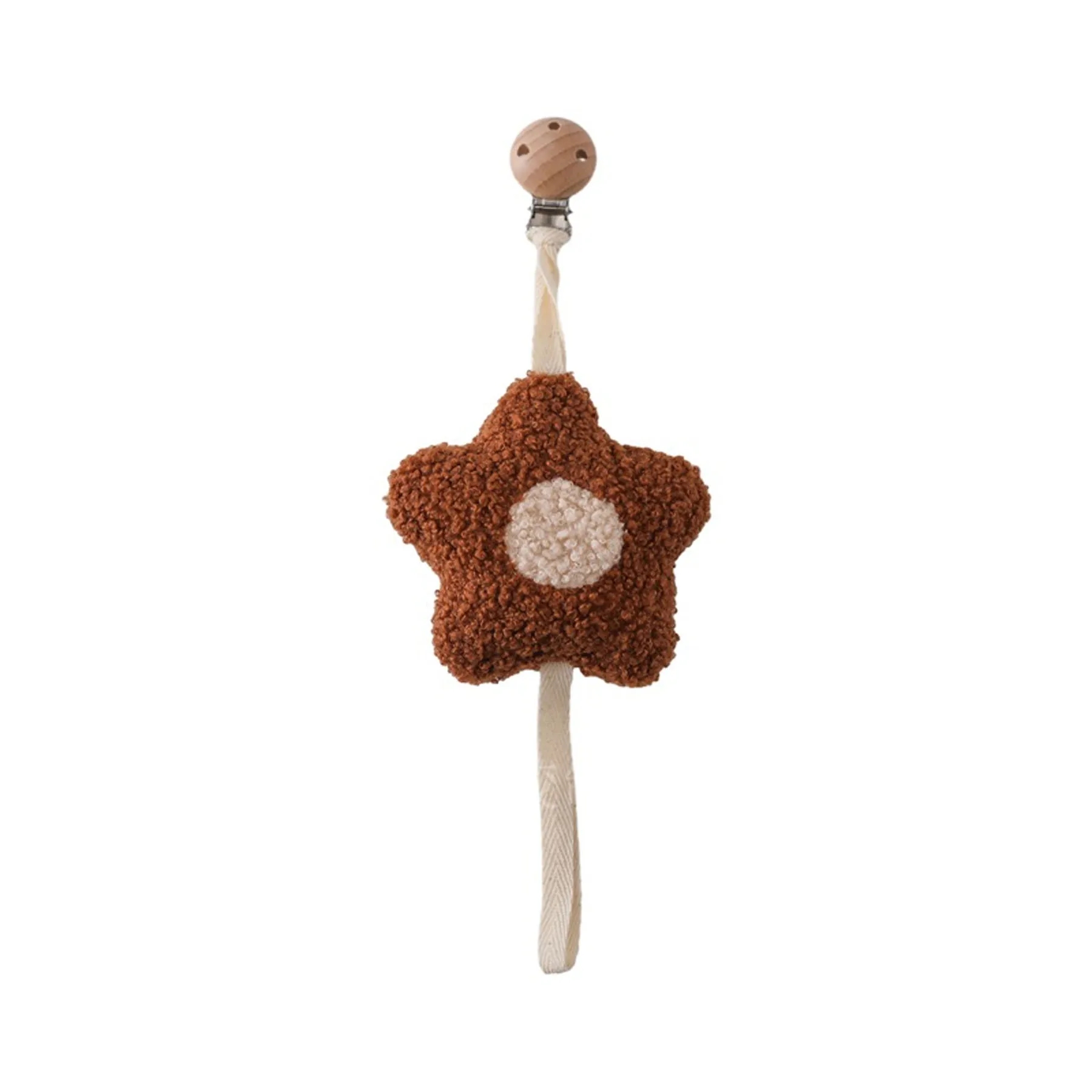Flower Beech Pacifier Clip 8