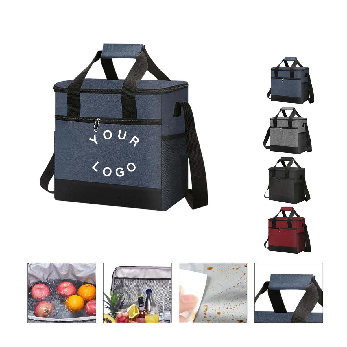 15L Picnic Cooler Bag with Adjustable Shoulder Strap 2