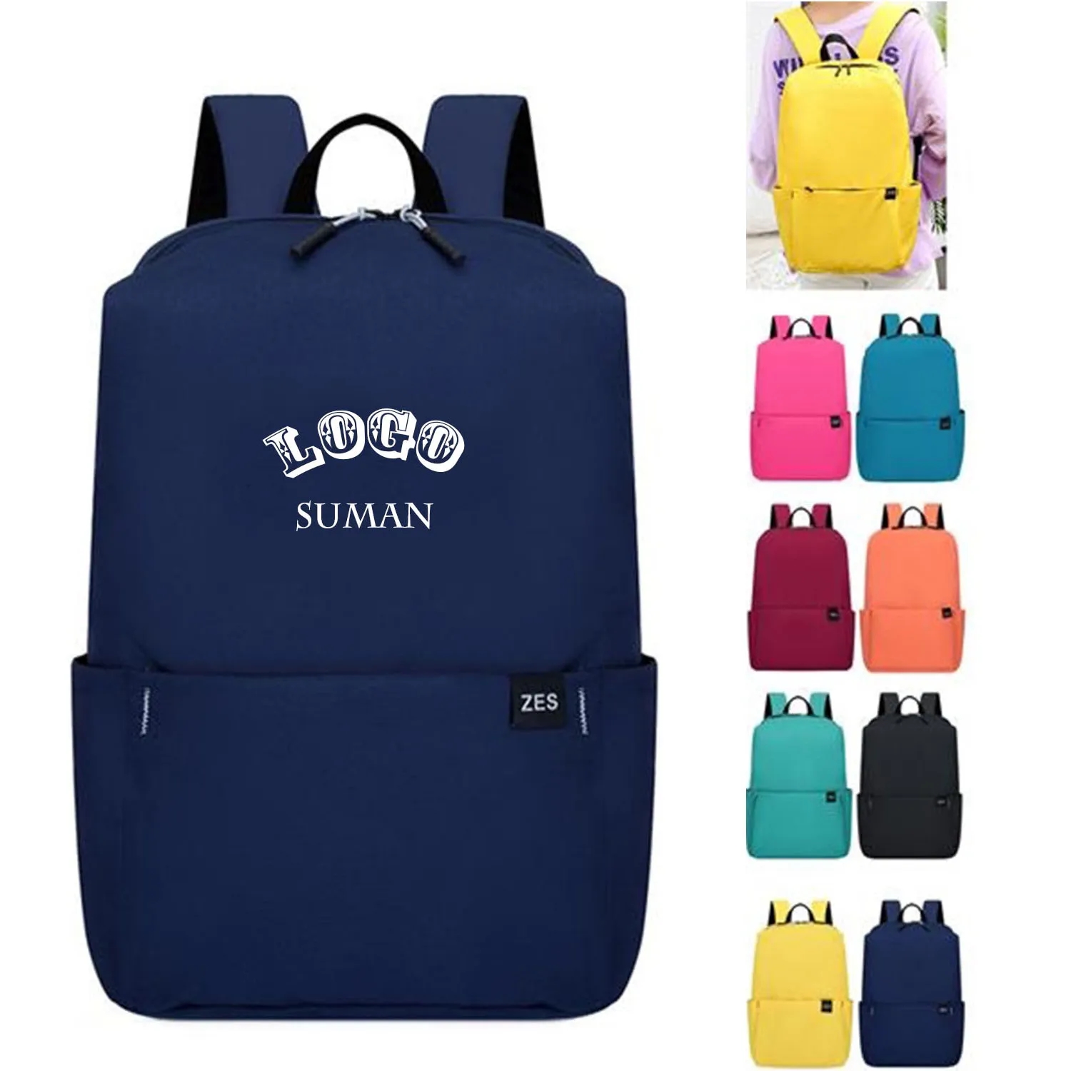 School Backpack With Pockets 4