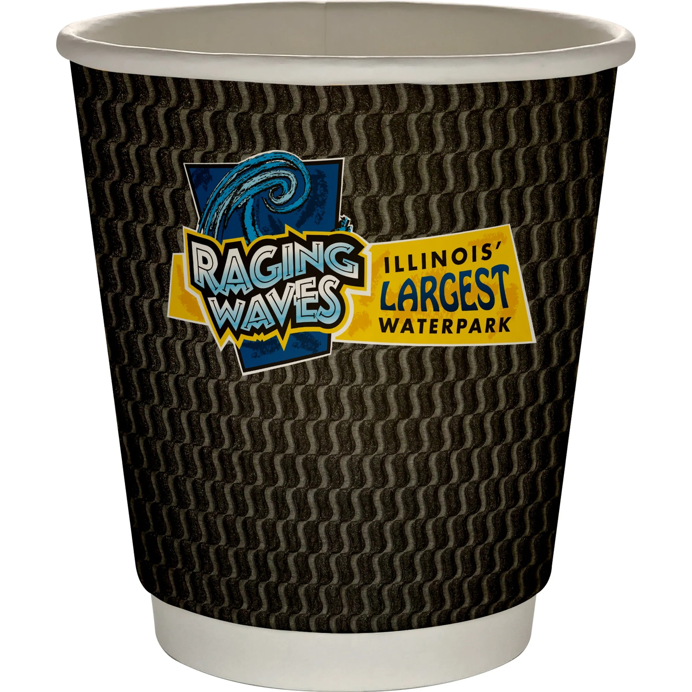 10 oz Full Color Wave Insulated Paper Cup 14