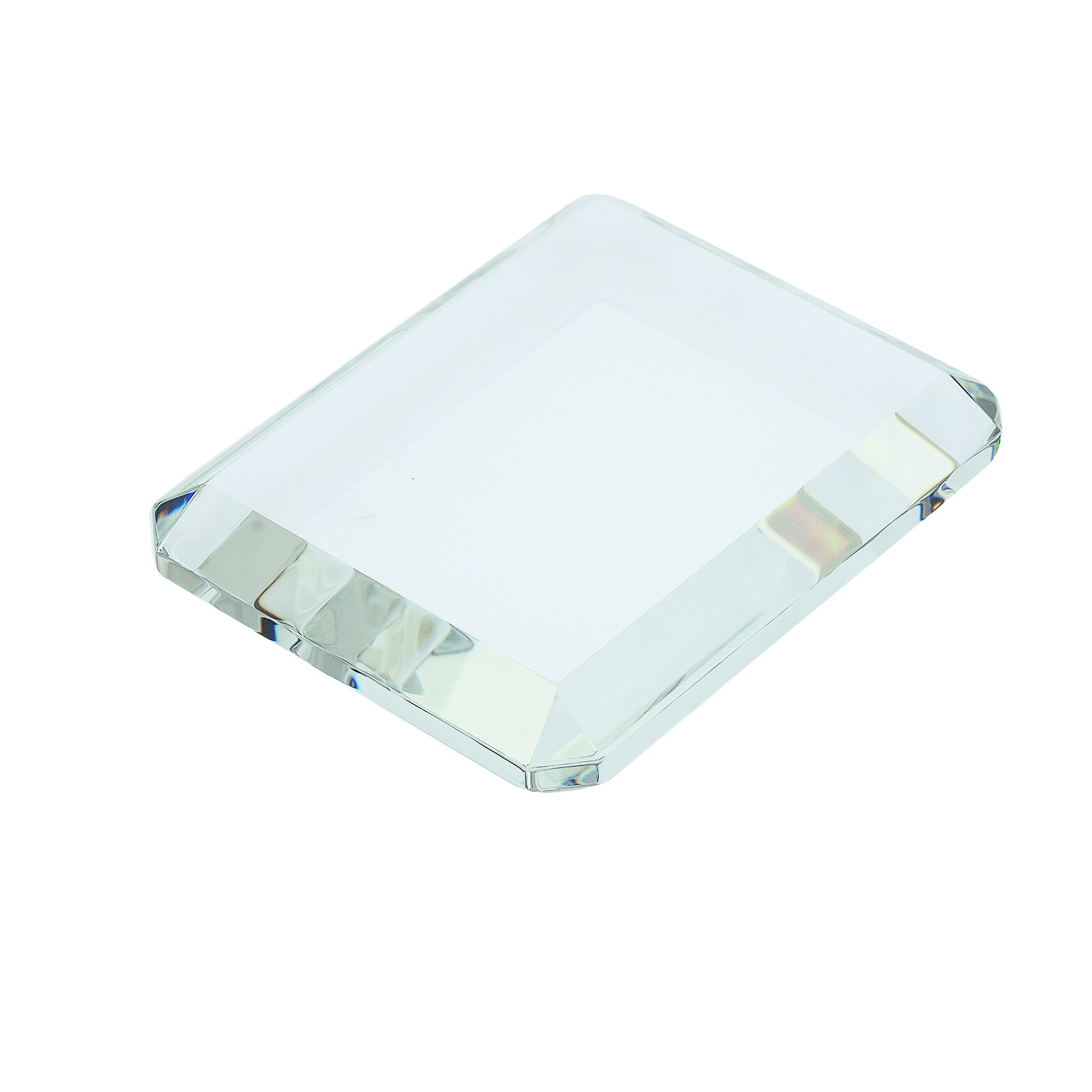 Prato Rectangle Crystal Paperweight 4