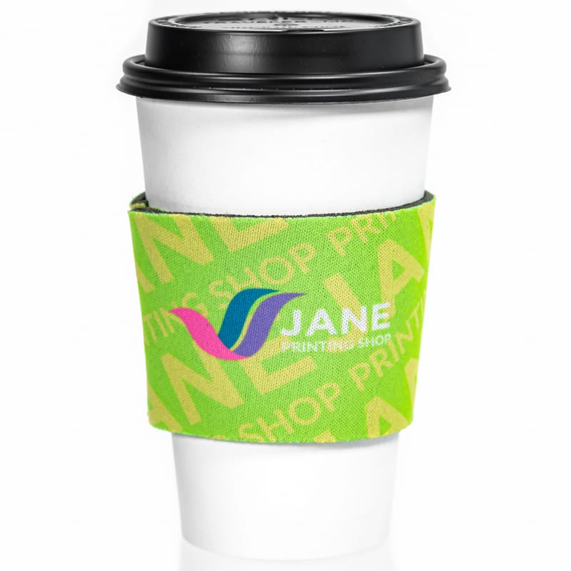 Fluorescent Neon Foam Collapsible Coffee Wraps 7