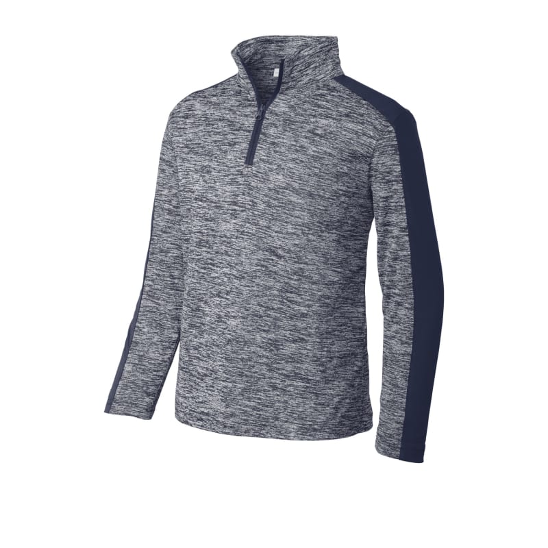 Sport-Tek Youth PosiCharge Electric Heather Colorblock 1/4-Zip Pullover. 13
