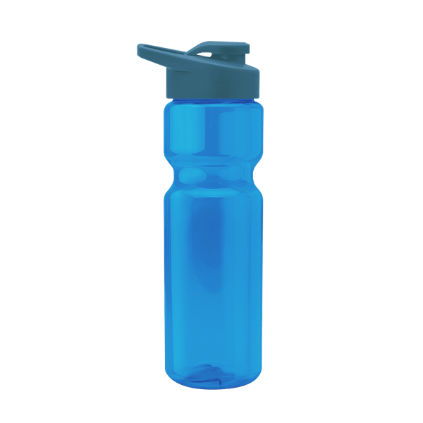 Blazer 28oz Transparent Bike Bottle w/Drink-thru Lid 54