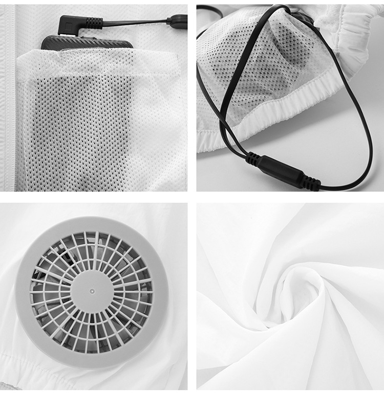 Creative Cooling Fan Vest Clothes 7