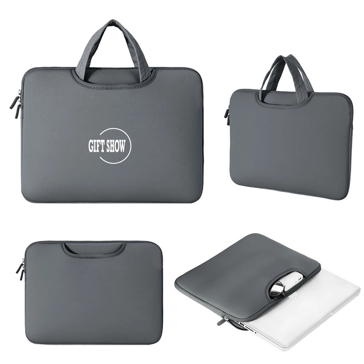 Personalized Laptop Neoprene Sleeve Reversible 14" 1
