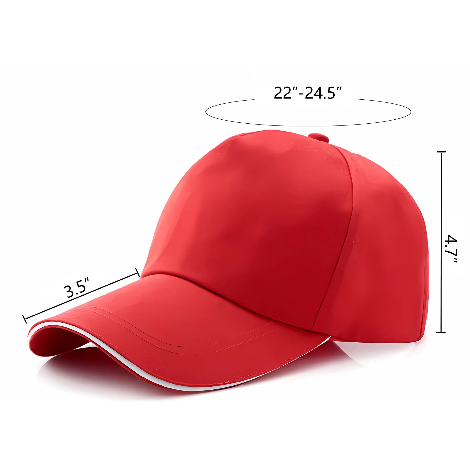 Adjustable 100% Cotton Twill Baseball Golf Cap 2