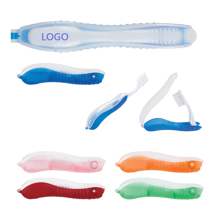 Travel Toothbrush In Folding Case