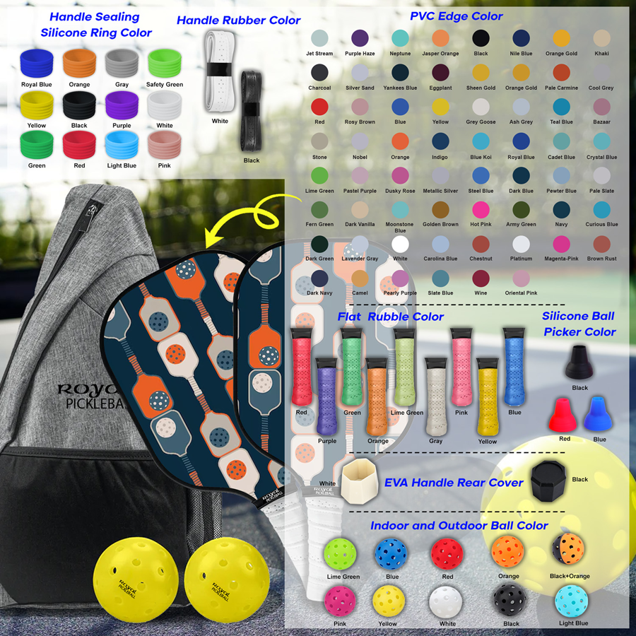 Carbon Fiber Pickleball Set w/ Backpack