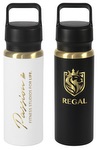 28oz Urban Peak® Dual Top Gold Water Bottle, custom water bottle with logo imprint 33