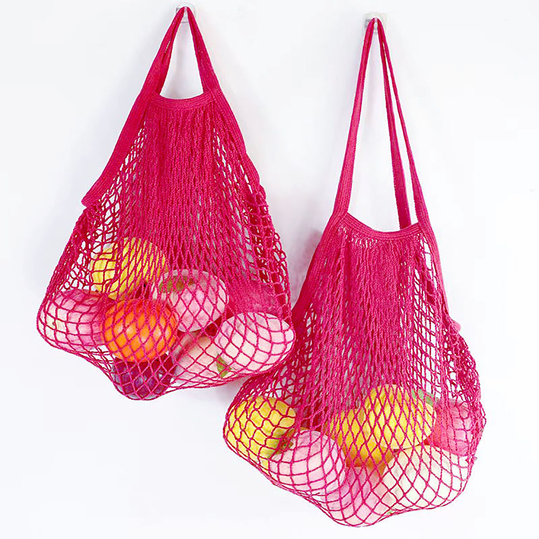 Reusable Mesh Washable Cotton Rope Shopping Bag 18