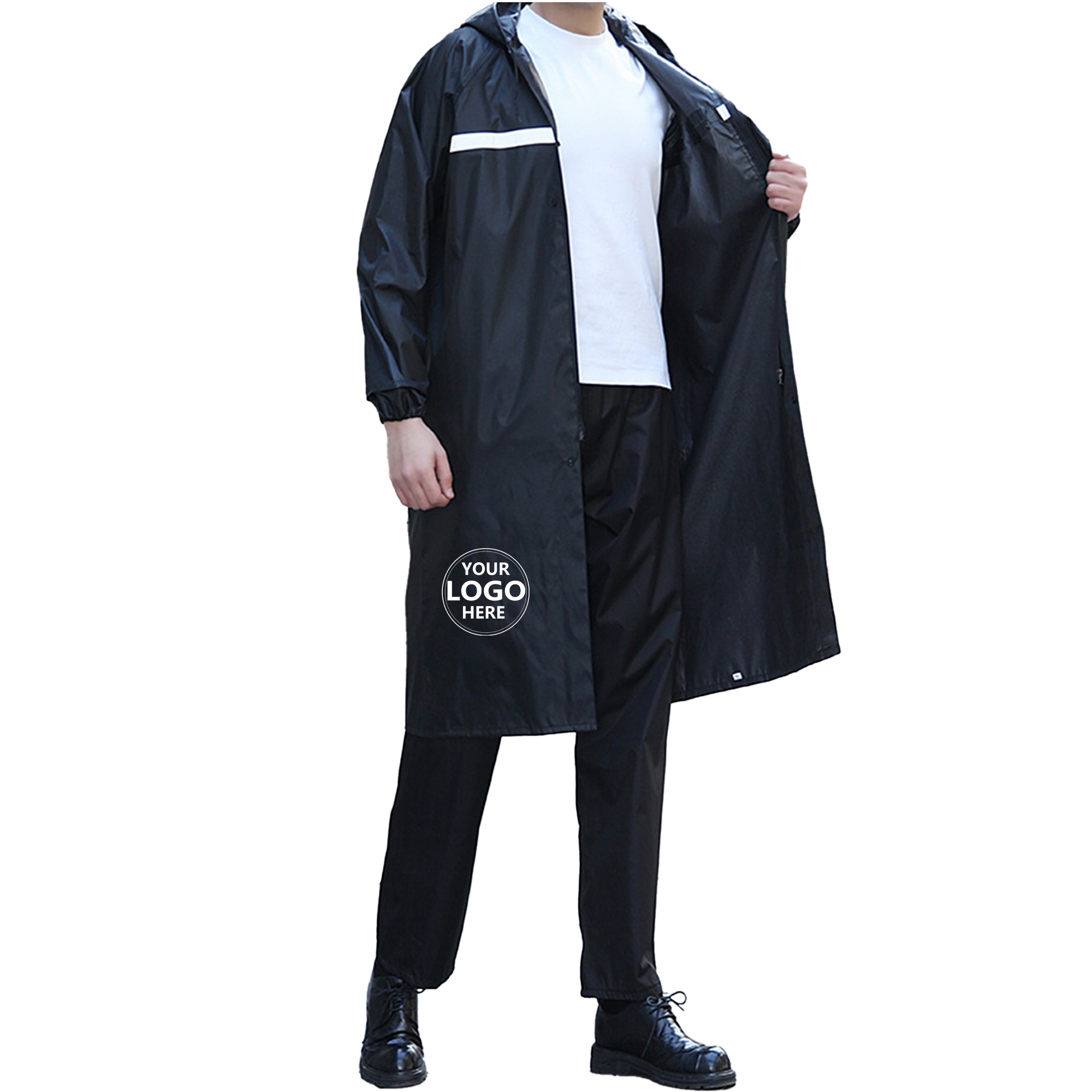 Oxford Fabric Raincoat 2