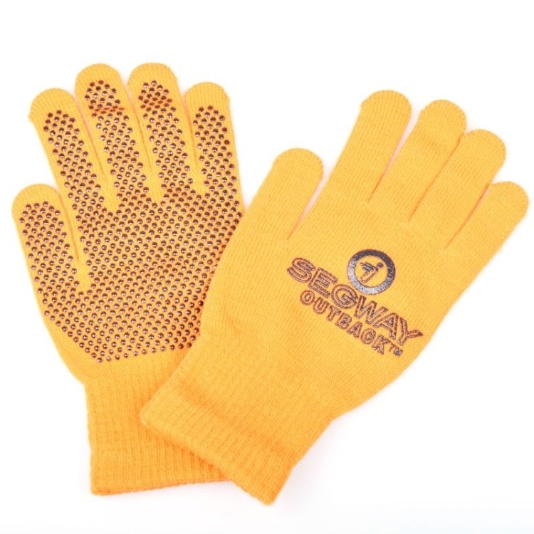 knitted Gloves w/ PVC dots on the palms 2