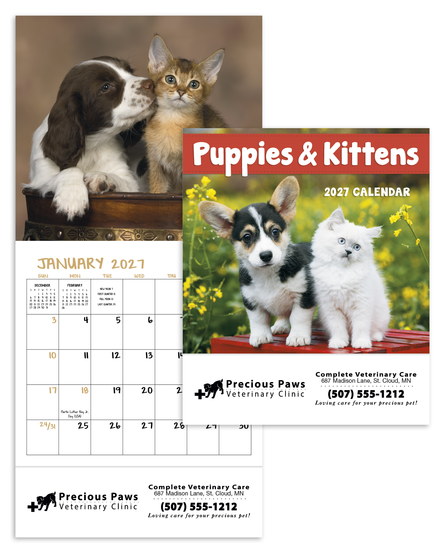 Good Value™ Puppies & Kittens - Mini Calendar 37