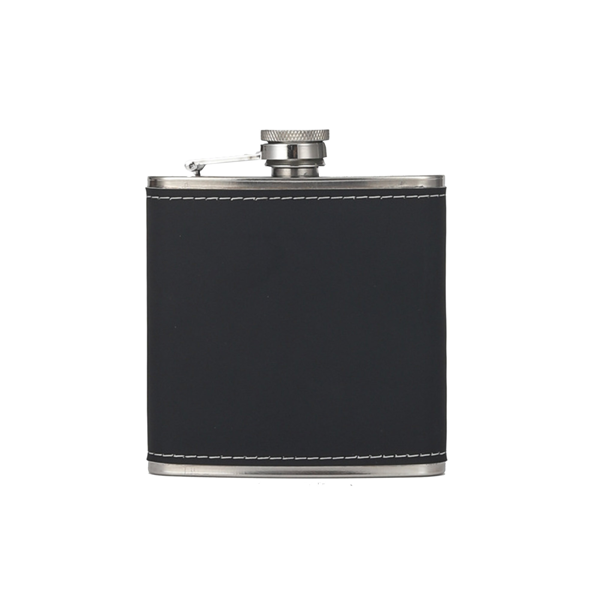 6 Oz. Leatherette Stainless Steel Flask 3