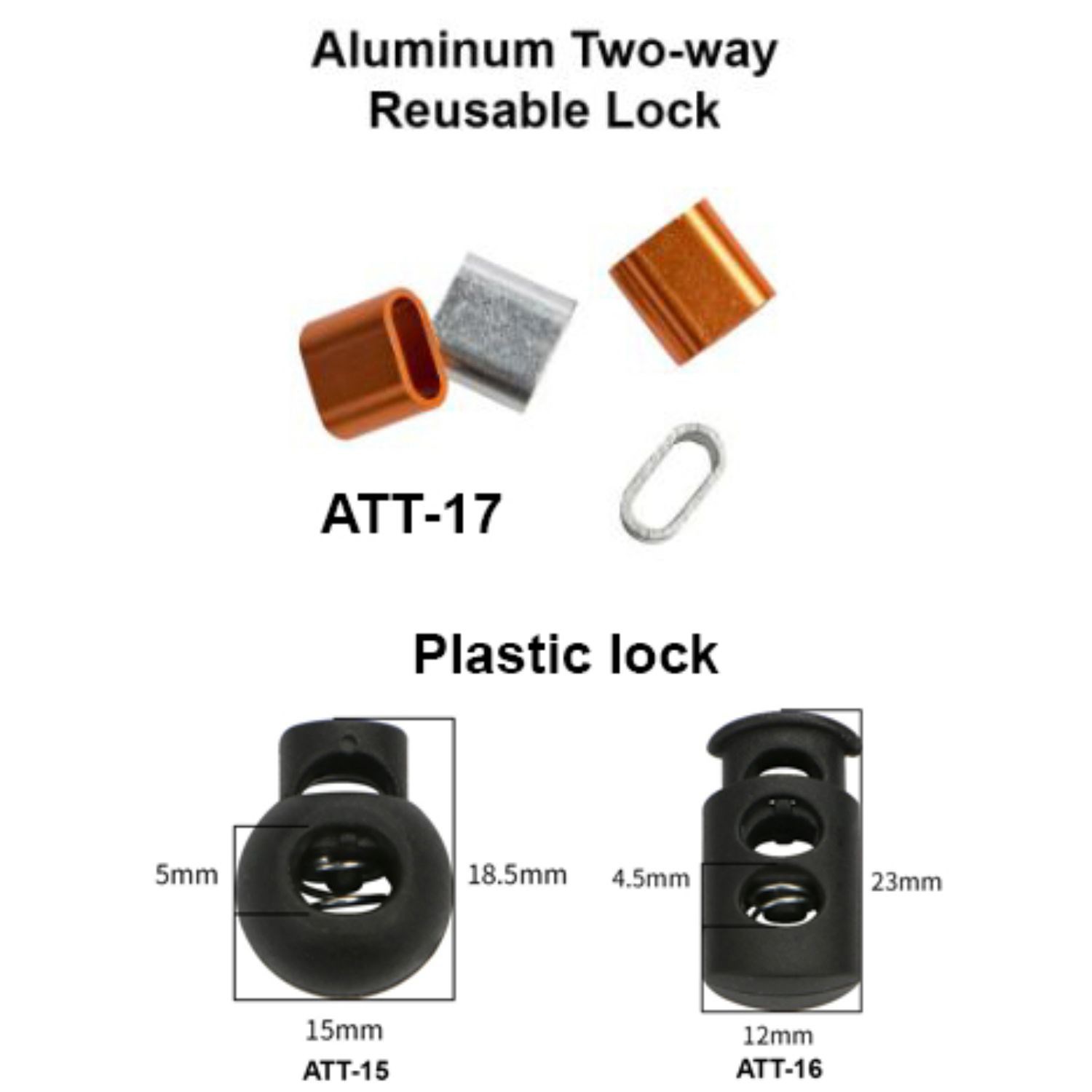 1/2" Sublimated Two-way Aluminum Lock Reusable Event Wristbands 2