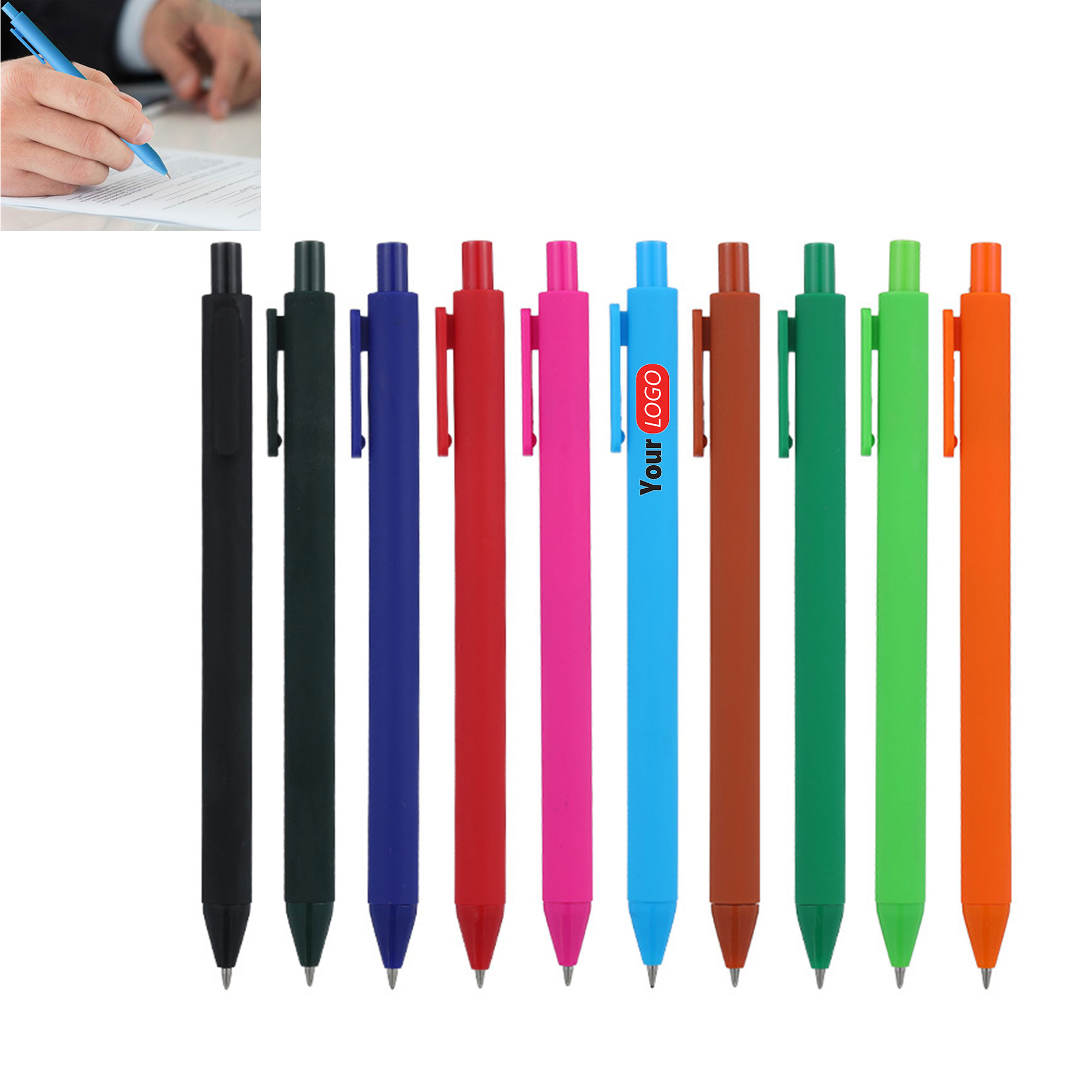 Press Advertising Ballpoint Gel Pen 2