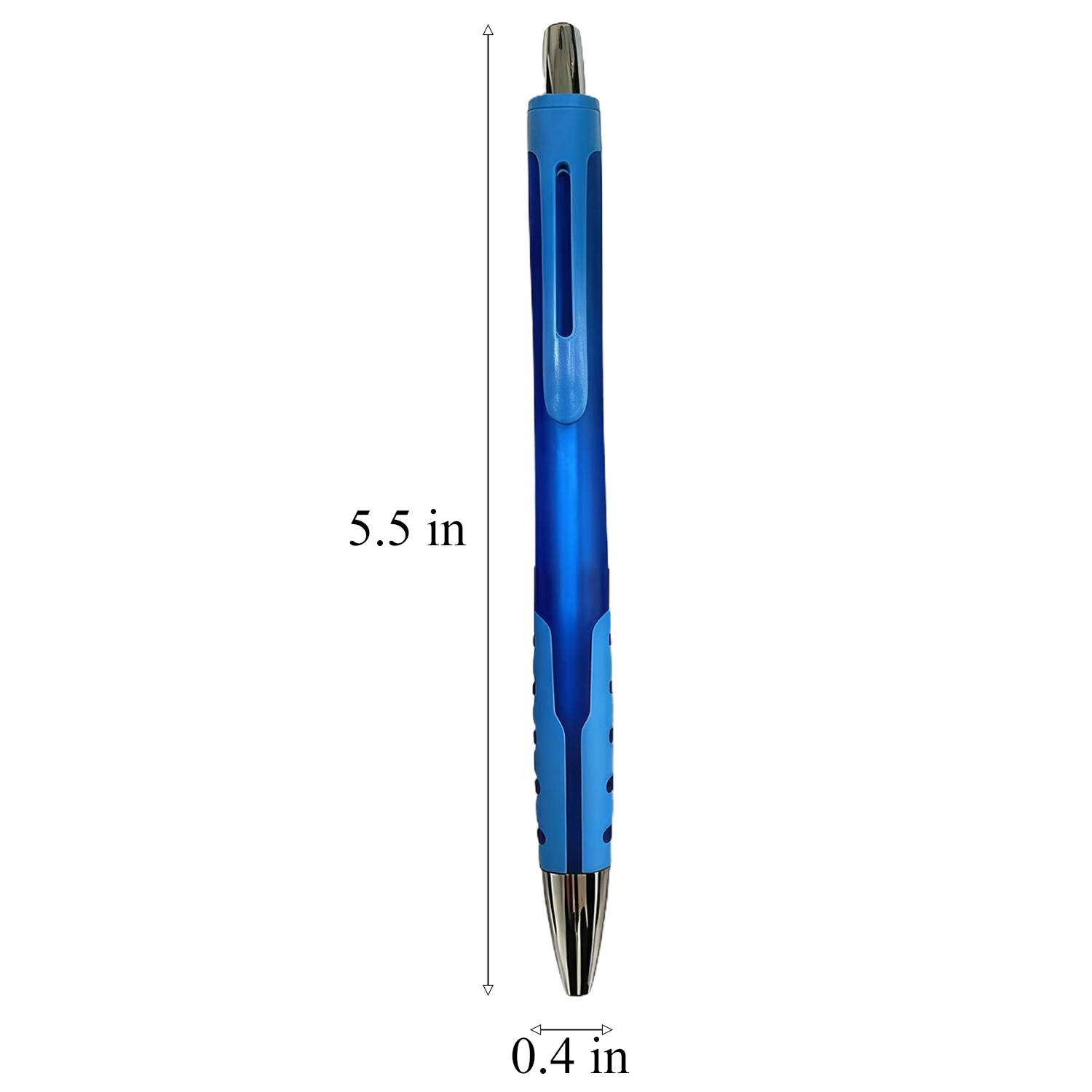 Plastic Frosted Retractable Ballpoint Pen 2