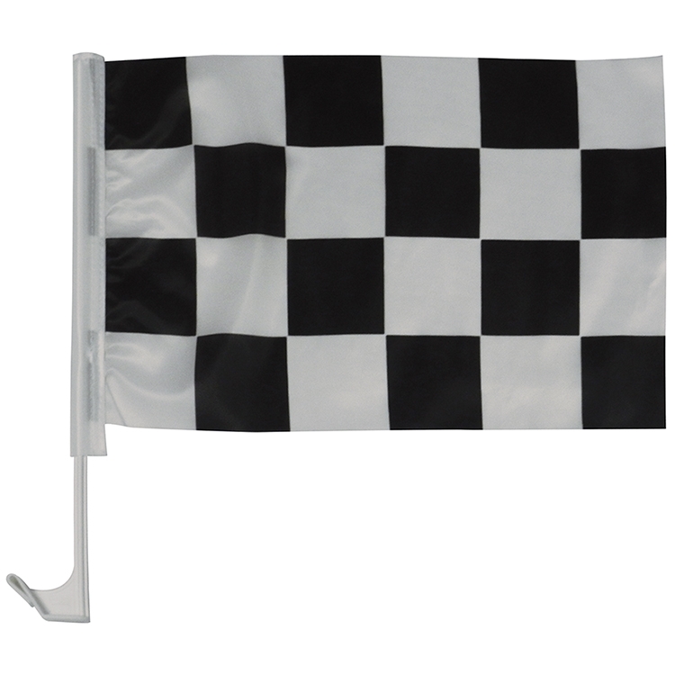 11" x 17" Checkered Auto Window Flag 2