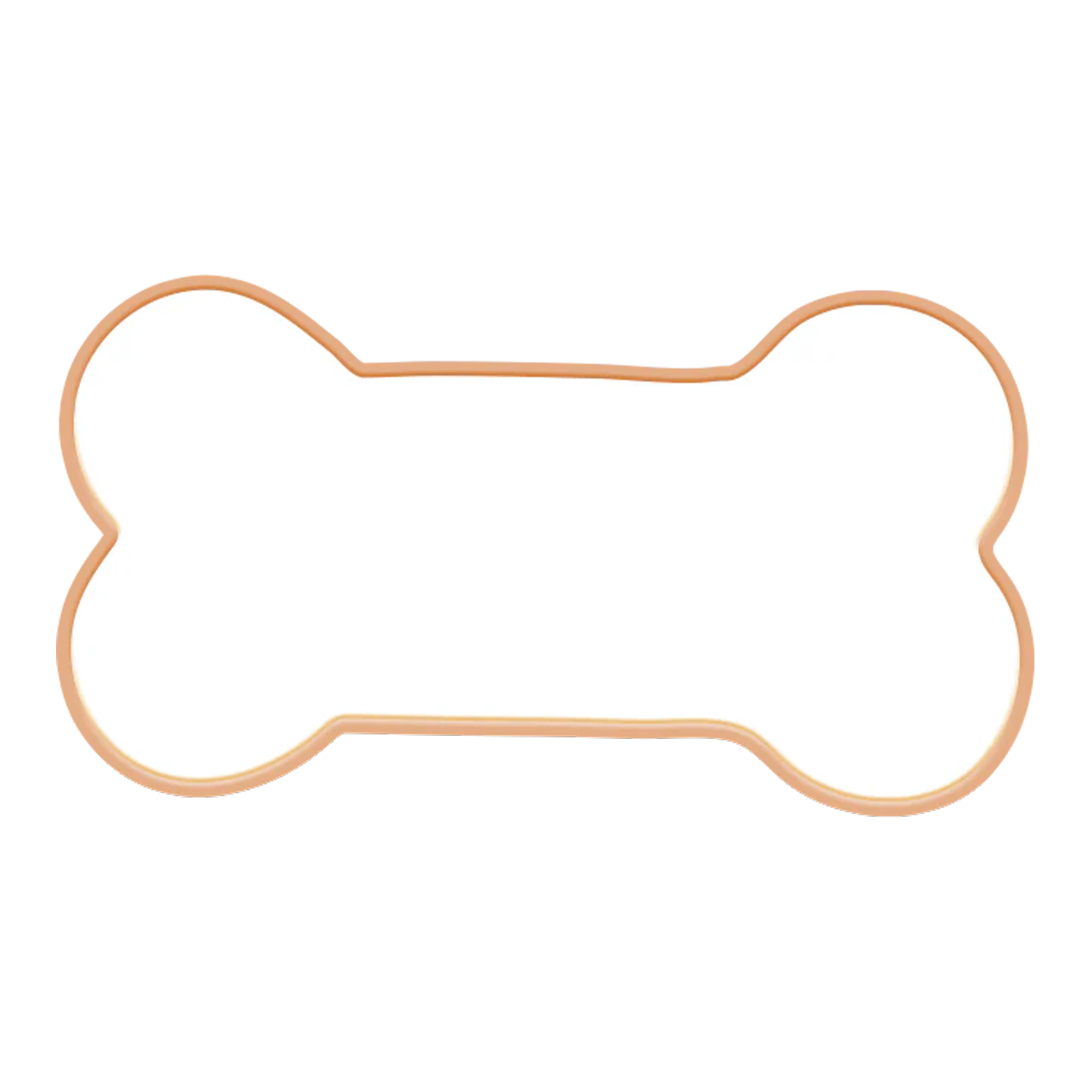 Dog Bone Shaped Logo Sugar Cookie 1