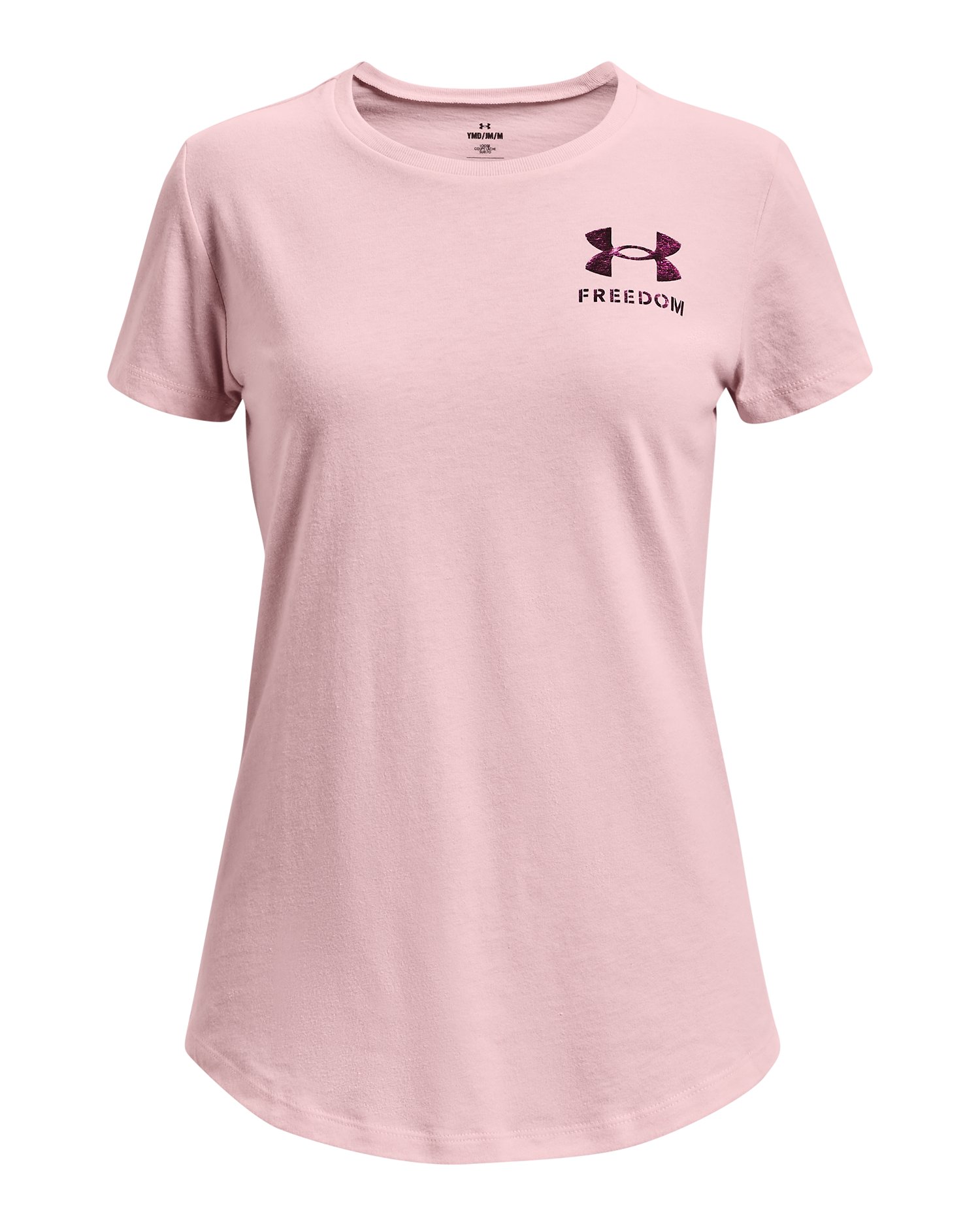 UA Freedom Flag Foil Girls' T-Shirt 1