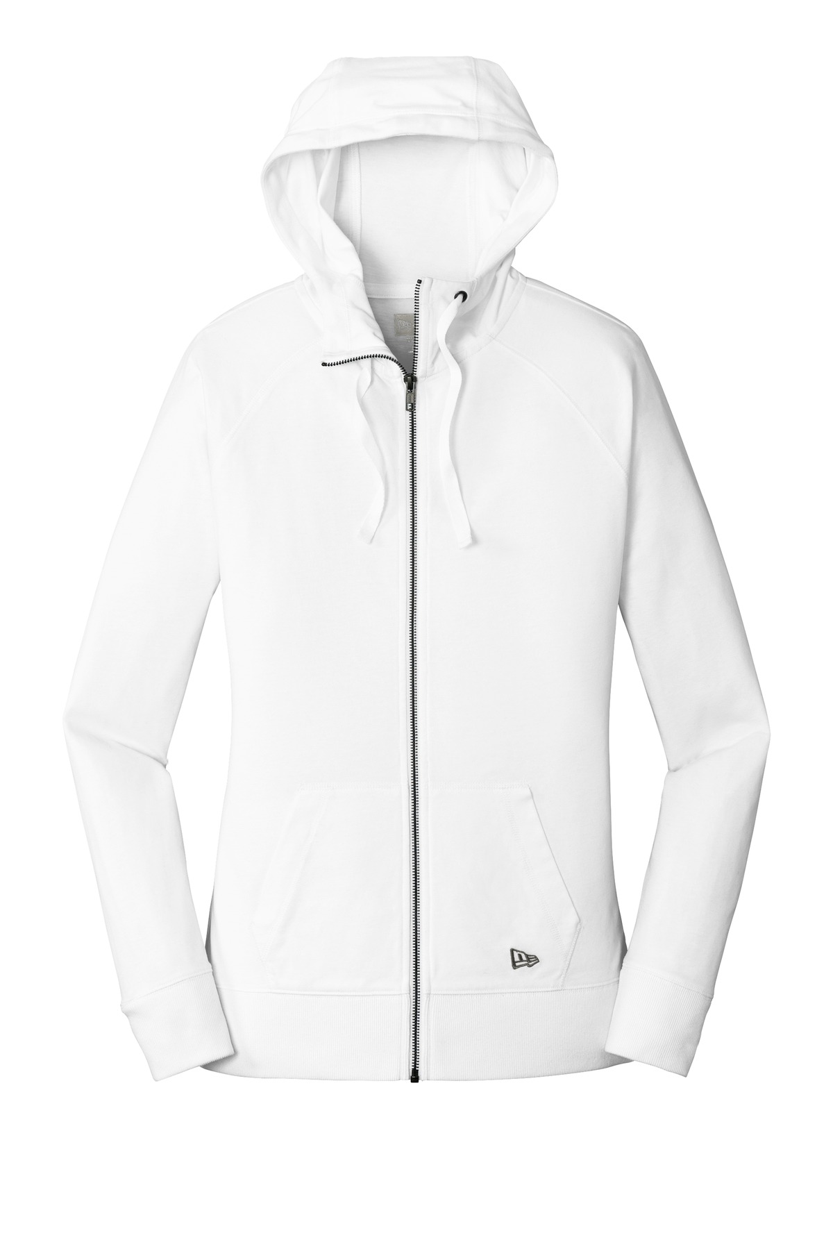 New Era Women's Sueded Cotton Blend Full-Zip Hoodie. LNEA122, custom hoodie or sweatshirt with logo imprint 4