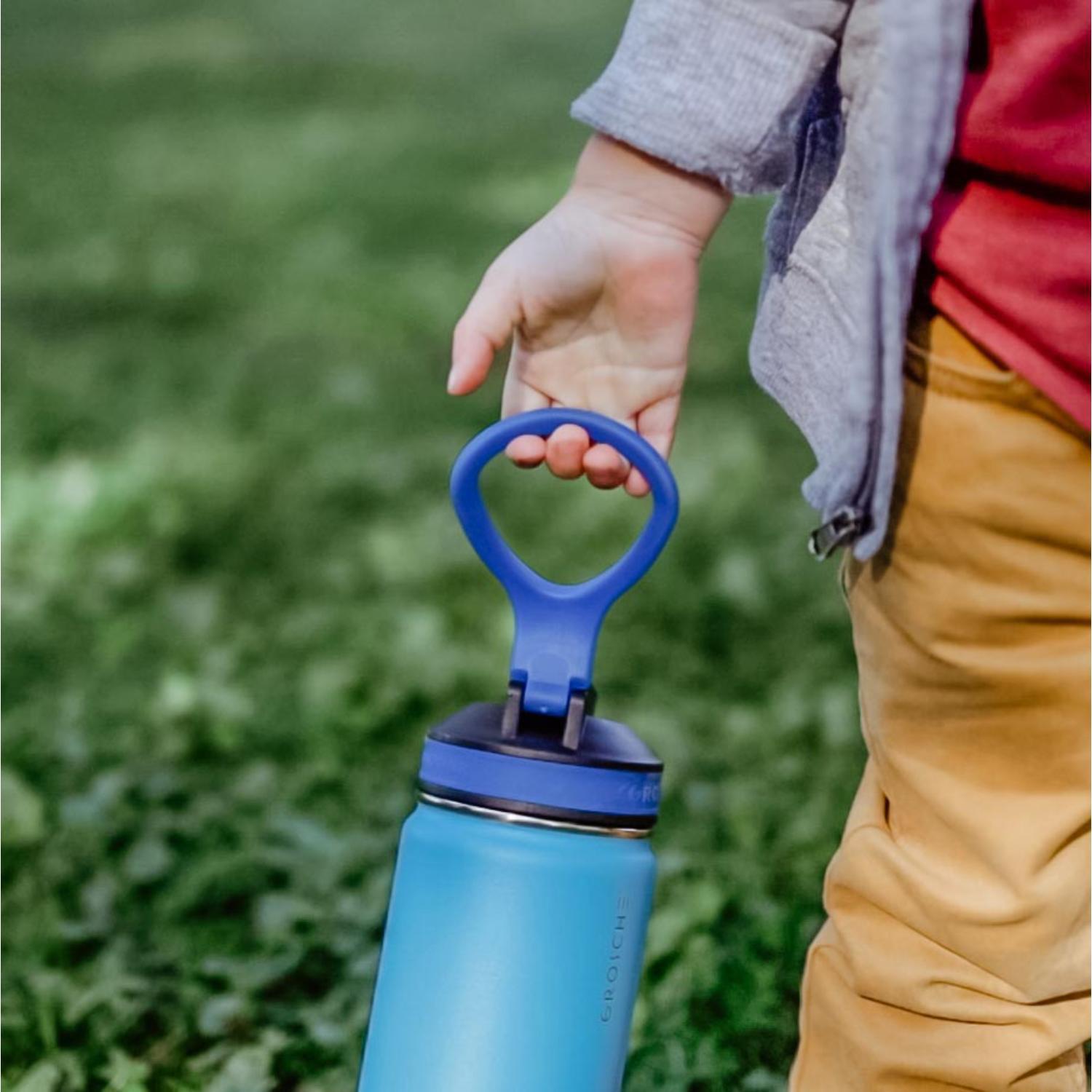 12 oz. GROSCHE® Kids Insulated Water Bottle With Straw 3