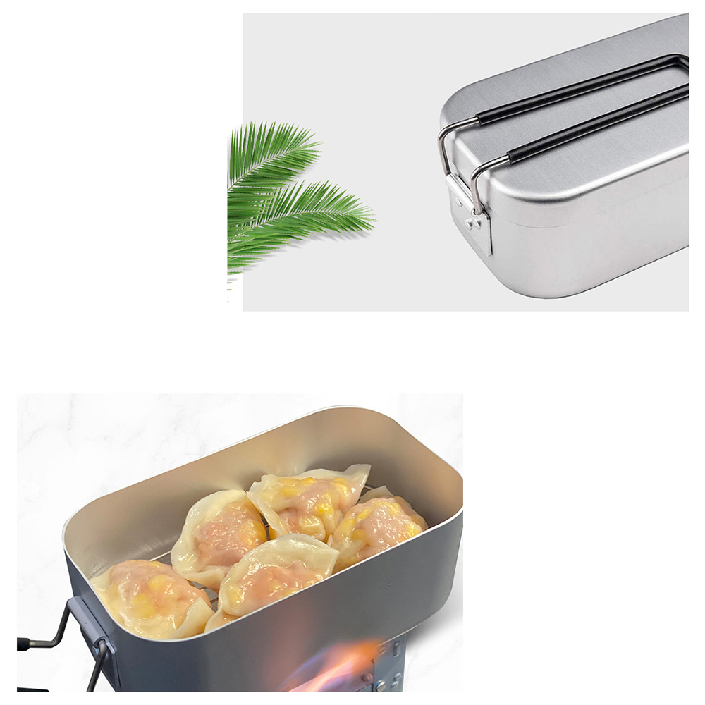 500ML Camping Aluminum Lunch Box 5