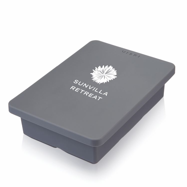 Viski® Whiskey Ice Cube Tray with Lid 5