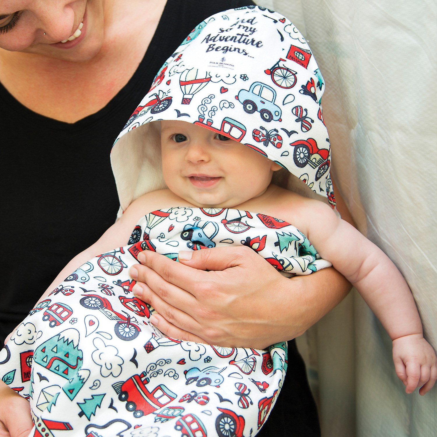 Sublimated Hooded Baby Towel (Not Sewn)