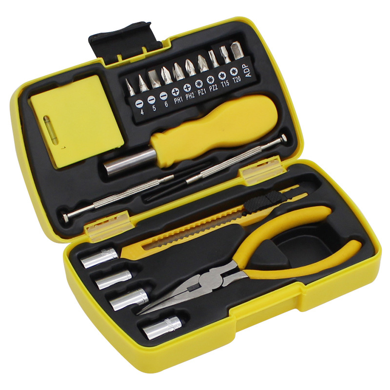 HandyPro 20pc Mini Furniture Tool Set with Precision Screwdriver, Knife, and Pliers 5