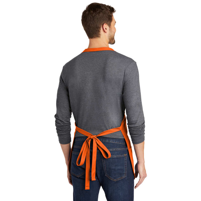 Port Authority Medium-Length Apron With Pouch Pockets. 33
