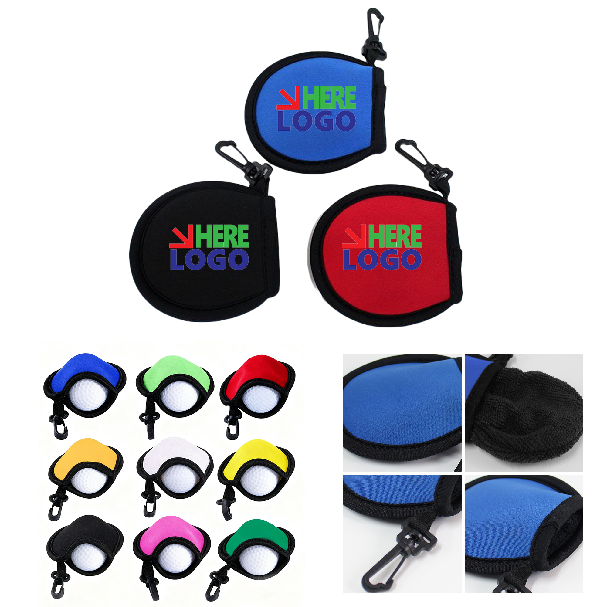 Environmentally Friendly Neoprene Velvet Golf Bag 4
