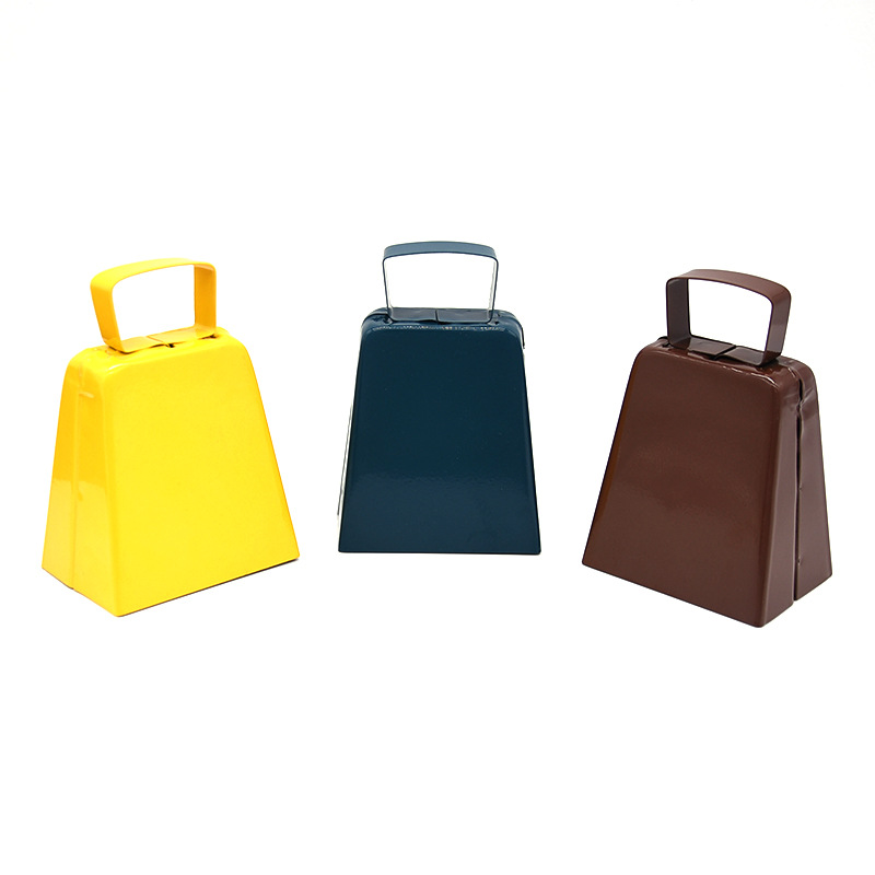 Metal Cowbell Noise Maker with Handle 7